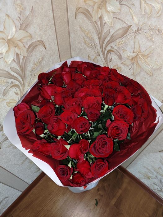 Цветы, 120 сантиметровые розы!