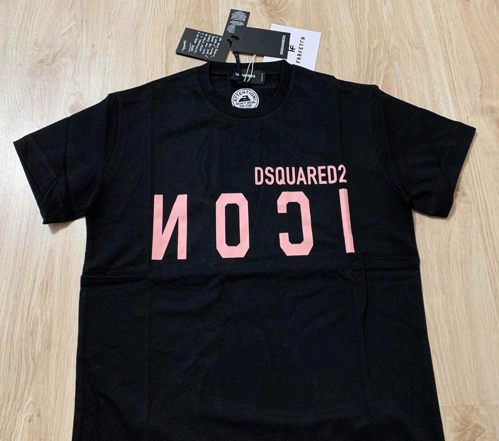 ови мъжки тениски с етикети Dsquared D2 ICON налични S-2XL