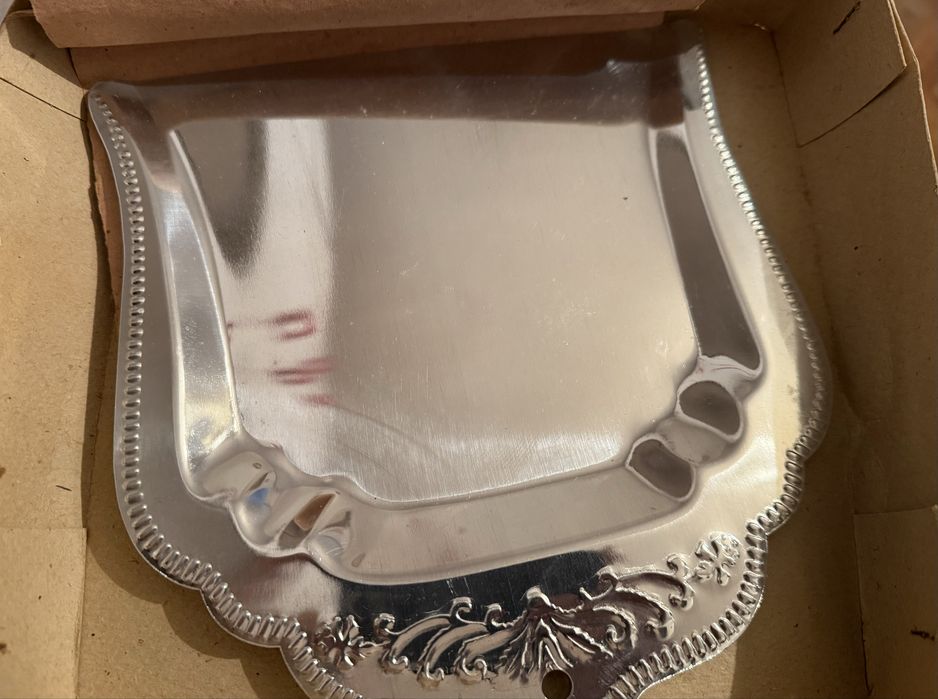 Античен комплект за чистене на трохи 1978 термоуст кана Чехословакия