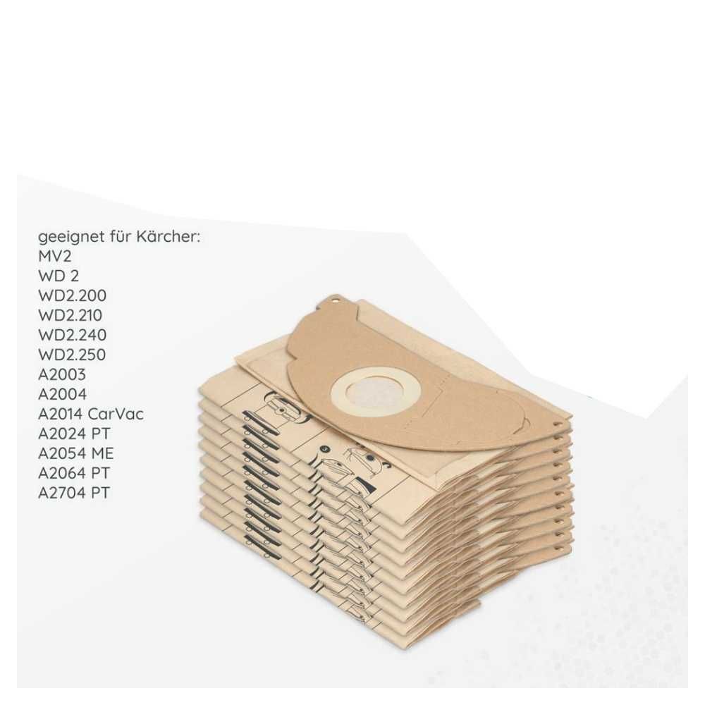 Торбички филтри за прахосмукачки Керхер Karcher WD2 / MV2, 6.904-322.0