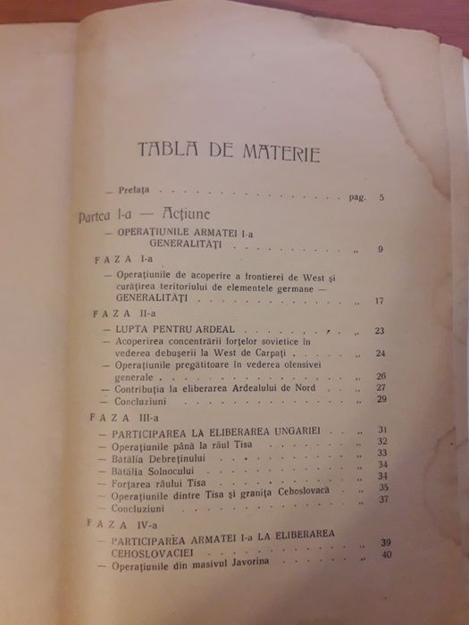 Armata 1 Română  Campania din west