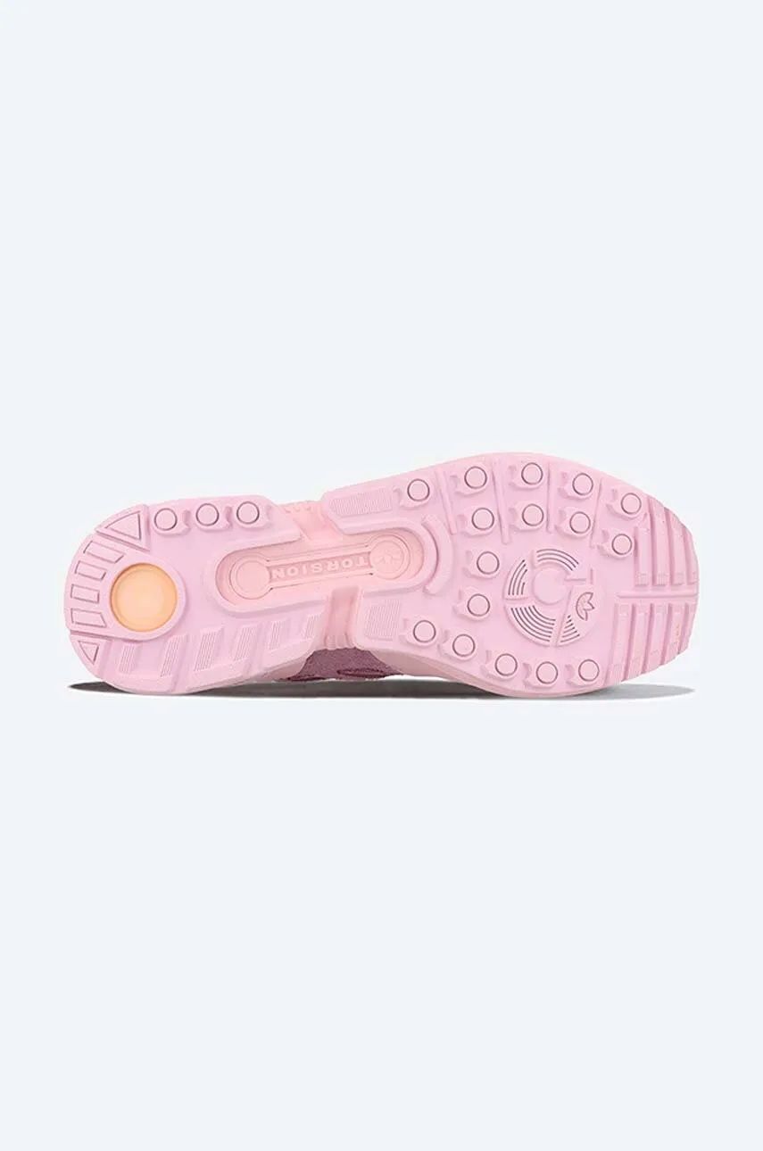 Кожени маратонки Adidas Originals ZX 8000 Minimalist Icons
в розово