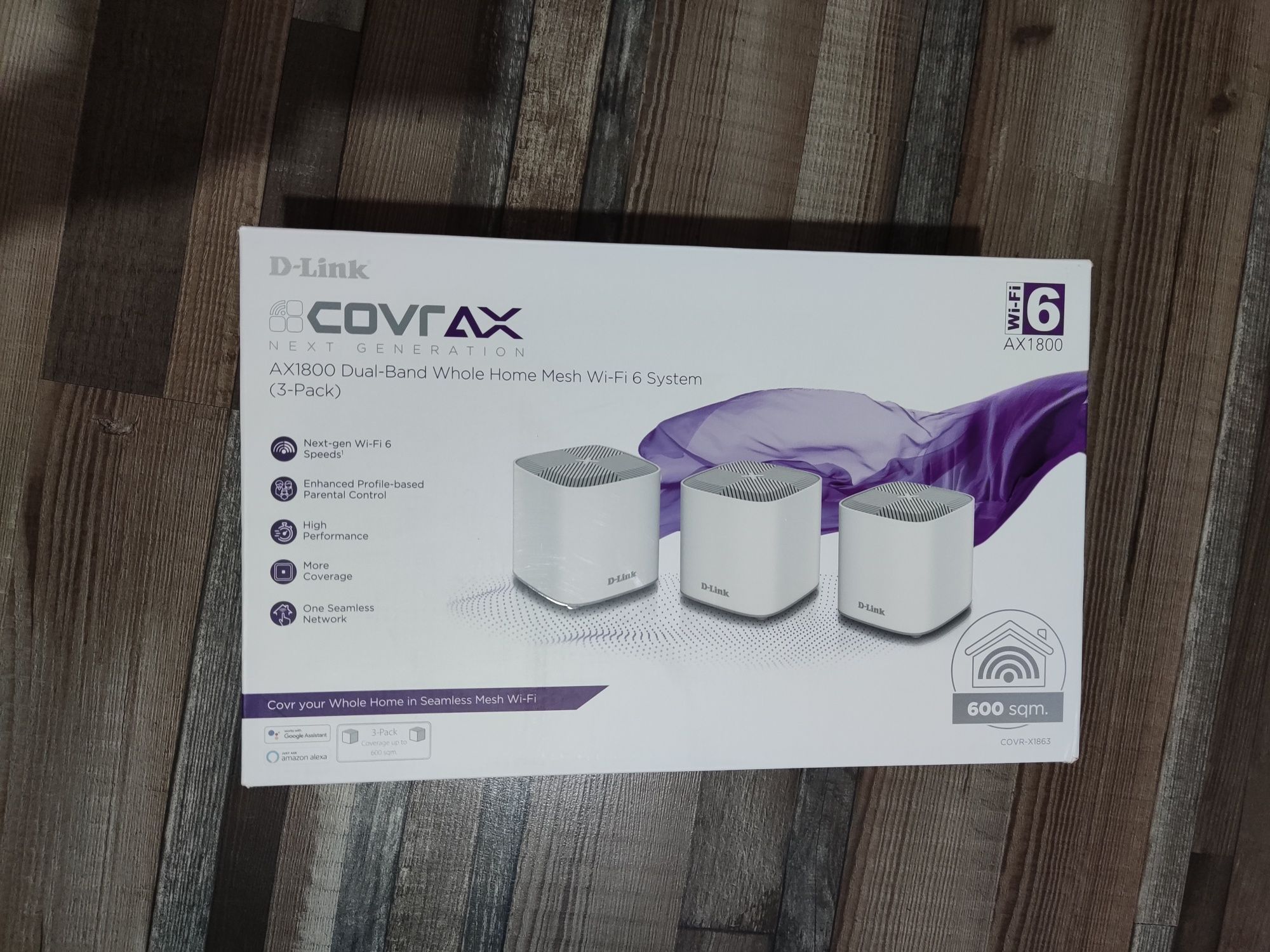 Sistem wi-fi 6 AX1800 (3-pack) covr-x1863