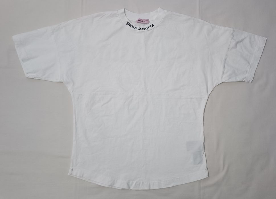 Palm Angels T-Shirt оригинална тениска S памучна бяла фланелка