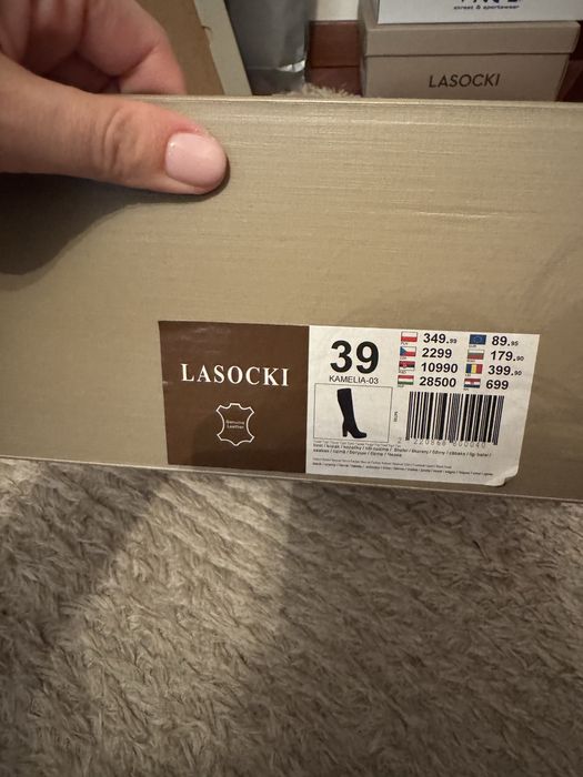 Ботуши Lasocki естествена кожа