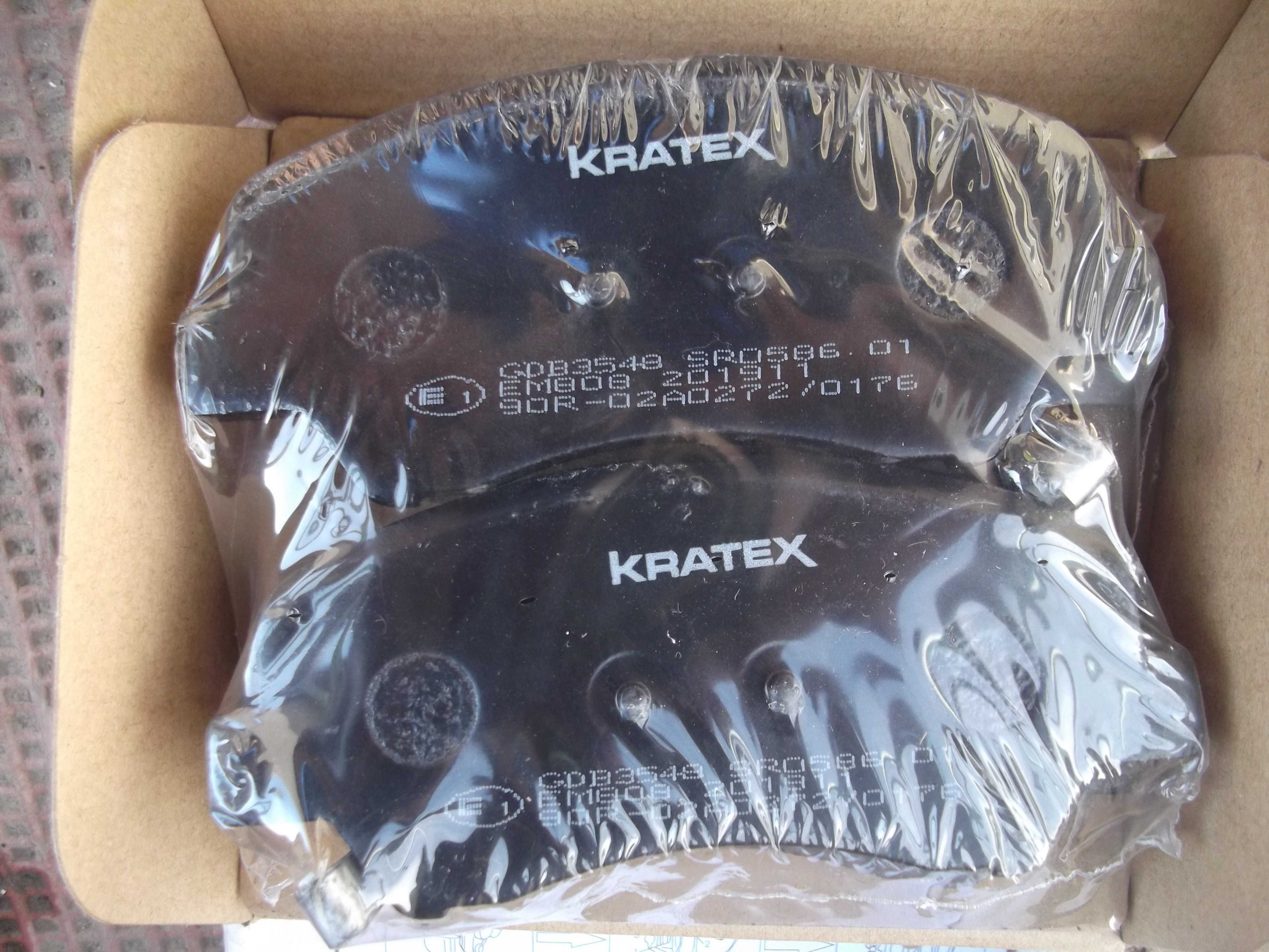 Kratex GDB3548_колодки дисковые! передние с антискрип. пластинами