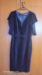 Rochie de ocazii, catifea raiata, mar 42