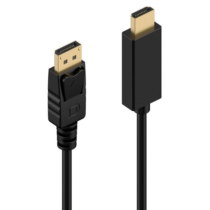 Cablu convertor DisplayPort - HDMI pt laptop PC placa video Full HD