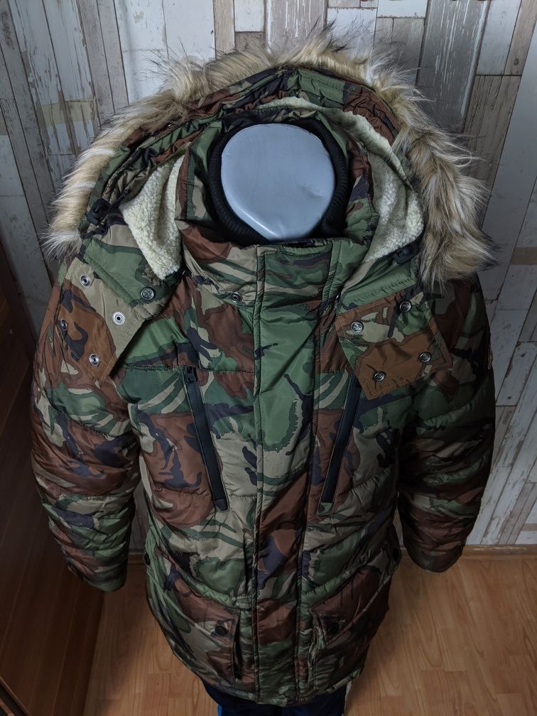 Parka jachetă geaca jacket de iarna Superdry Camo Expedition noua