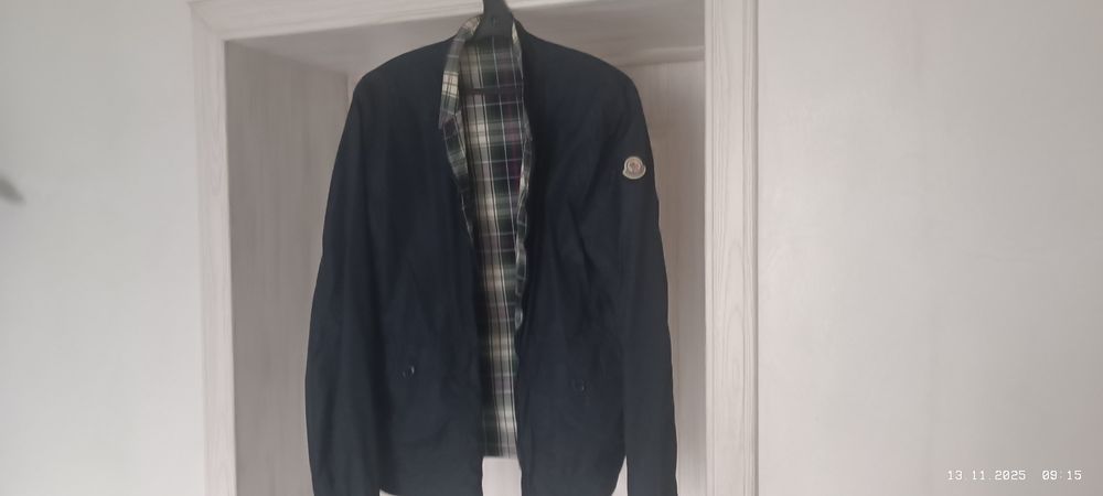 Куртка Moncler с шатландской клеткой, Монклер