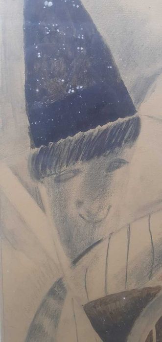 Tablou vechi cubist - semnat A. Reth 49
