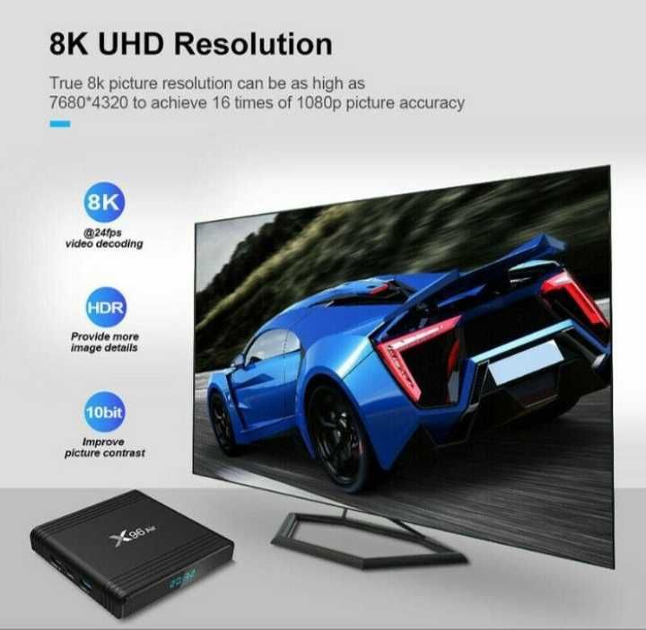 ПРОМО Tv Box x96 air Amlogic S905X3 тв бокс ULTRA 8K онлайн телевизия