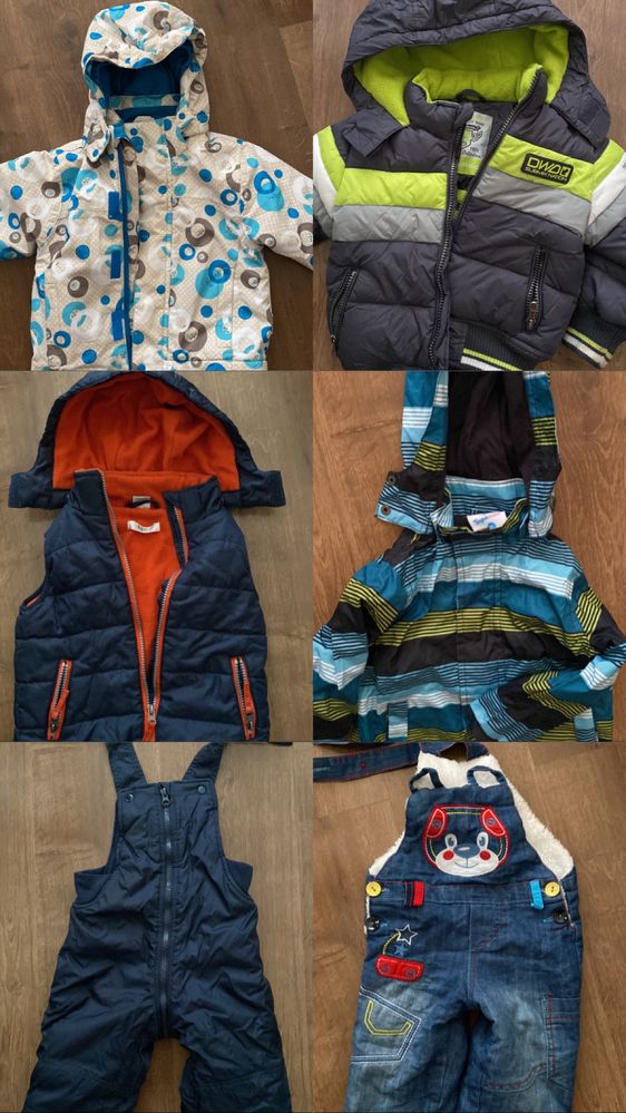 Детские вещи на мальчика и девочку / комбинезон / куртка / жилетка