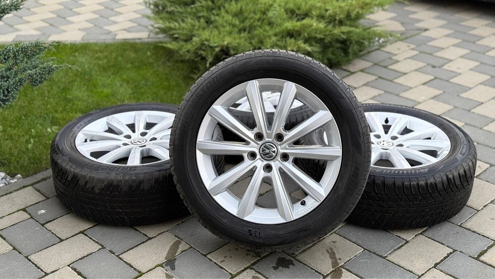 Roti iarna VW Passat B8 AllTrack jante 17 5x112 Tiguan Rline 215 55 17