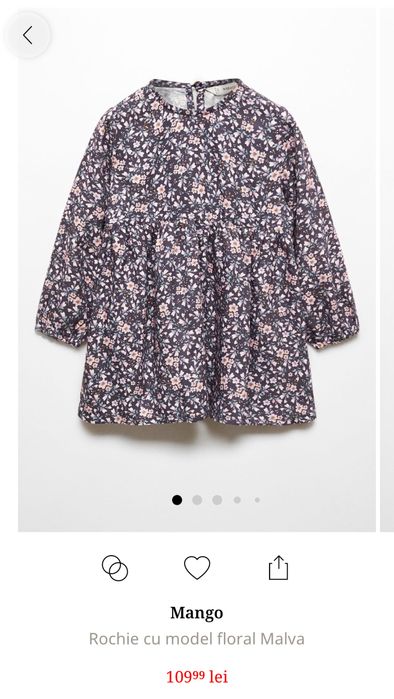 Lot 2 rochii si bluza Mango 104 cm 3-4 ani - NOI