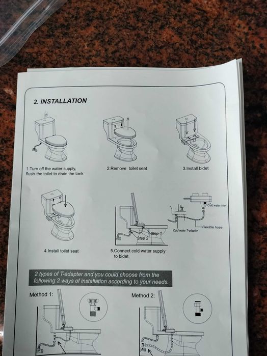 Dispozitiv spălare igiena intima