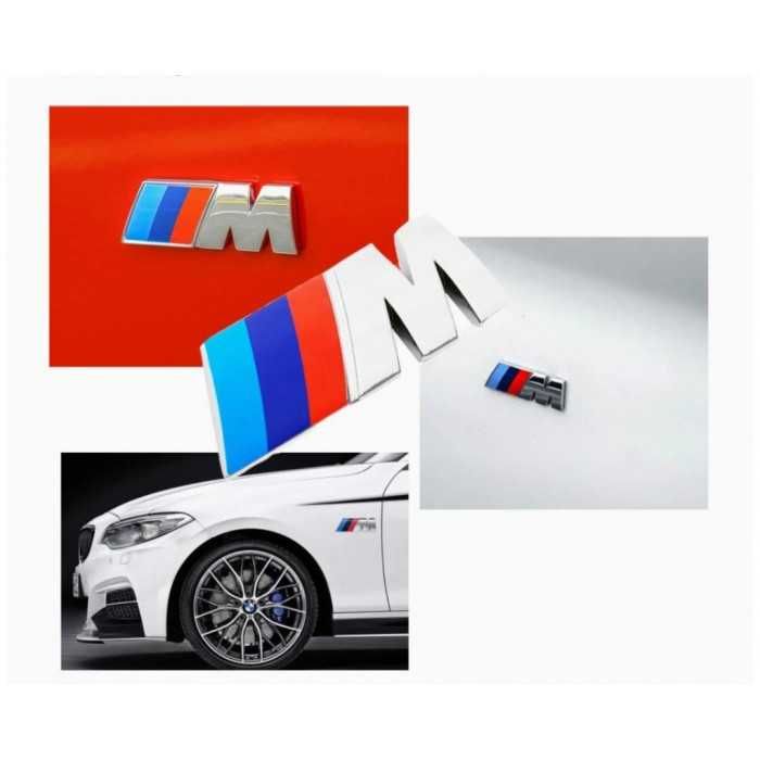 Емблема БМВ / BMW "M" (метална) залепяща се - 8429