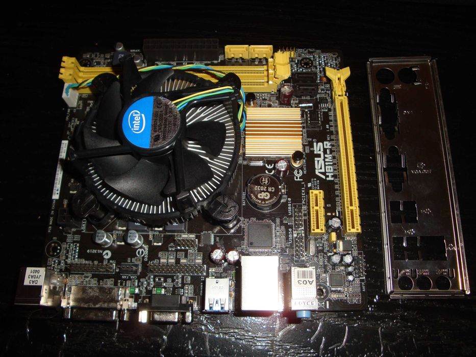 kit mini itx Asus H81M-R i5 4670 3.8Ghz cooler intel original