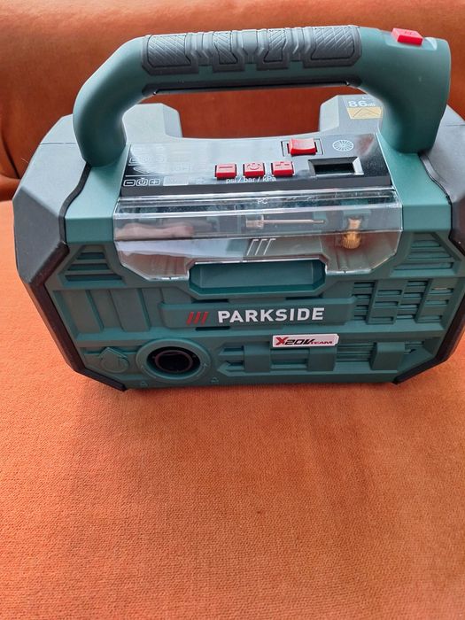 Compresor si pompa de aer cu acumulator de 20 V PKA 20-Li D3 Parkside