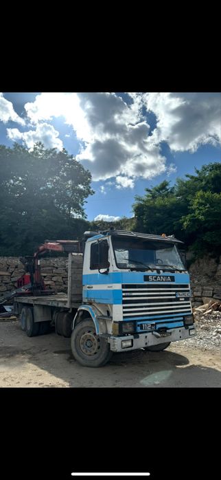 Scania 112h Бордови/Кран