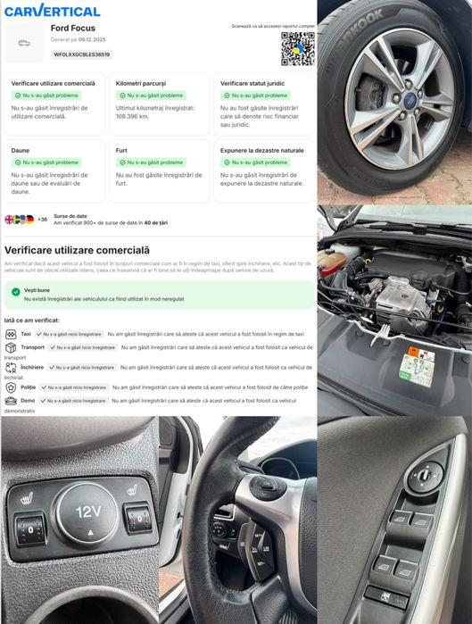 Vând Ford Focus Mk3 Motor 1.0 Benzină EcoNetic An 2014 Import Austria