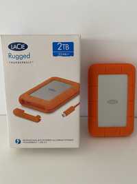 HDD LaCie Rugged 2TB - conectivitate USB și Thunderbolt (Macbook)