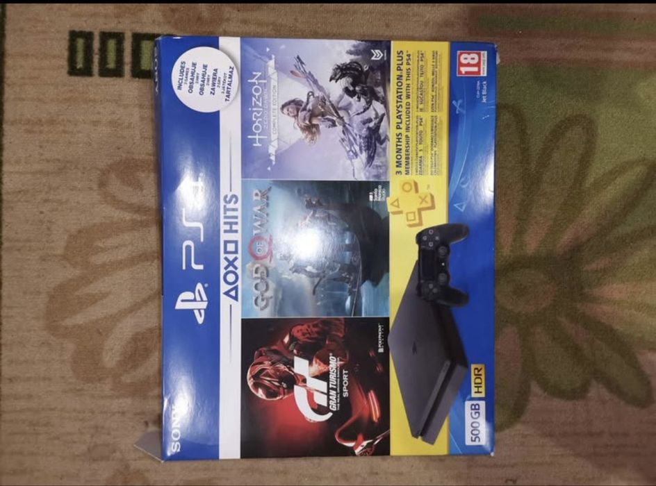 Playstation 4 slim 500gb HDR JET BLACK