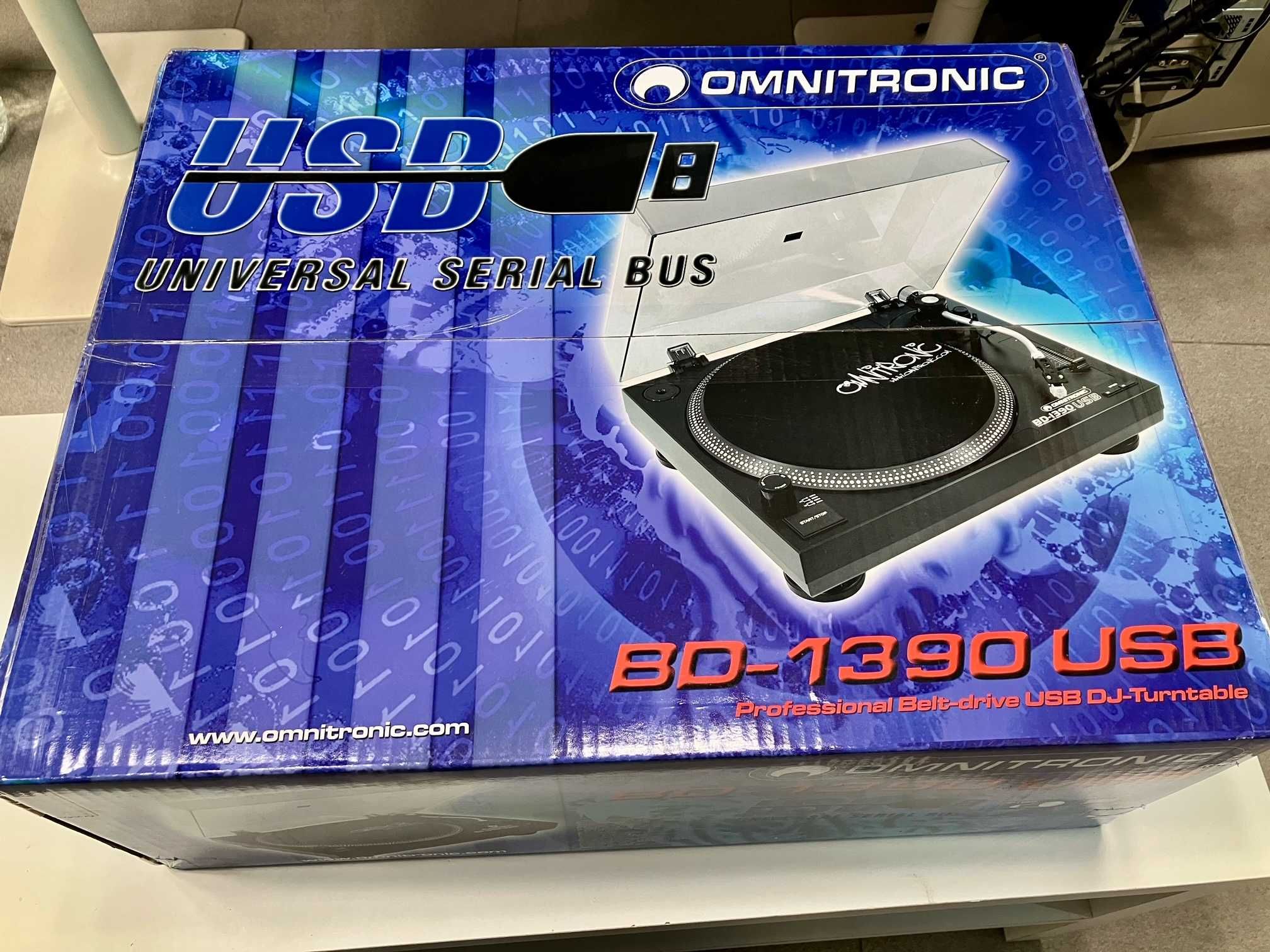 Нов! Професионален Hi Fi грамофон с Dj функции BD-1390USB