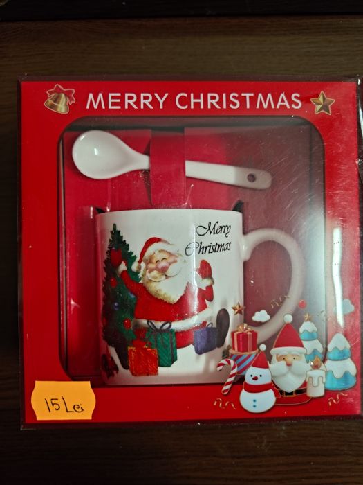 Cana cu model de Crăciun