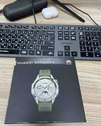 Смарт чысы Huawei Watch GT 4 46 мм серебристый-зеленый