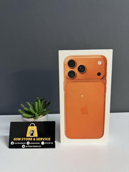 Iphone 17 Pro Max Cosmic Orange 256GB 2Ani Garantie Gsm Store&Service