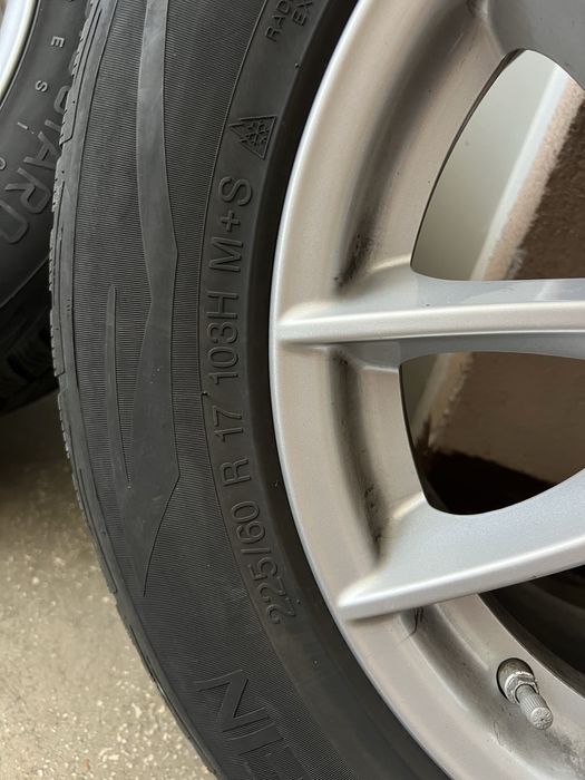 Jante BMW X3 cu anvelope de iarna