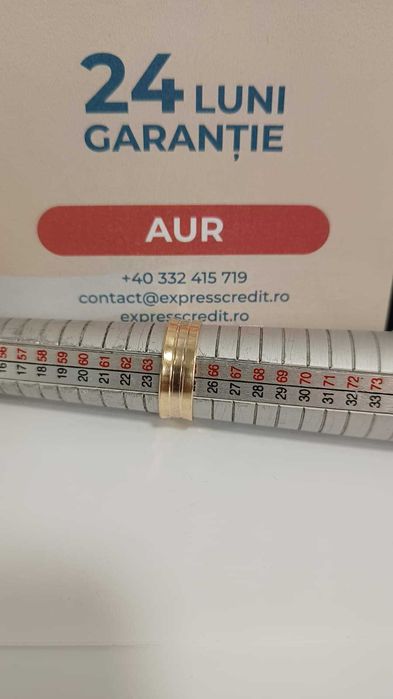 (Ag24) Inel aur 14K 4.37gr B44225.1- Garantie 2 ani!