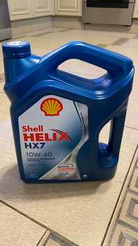 Масло новое оригинал моторное shell hx7 10w40 6 литров