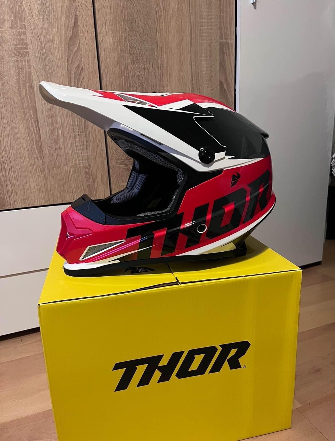 Каска THOR SECTOR FADE 100% strata red 2 red