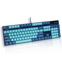 Игровая клавиатура RAPOO V500PRO Cyan Blue, голубой