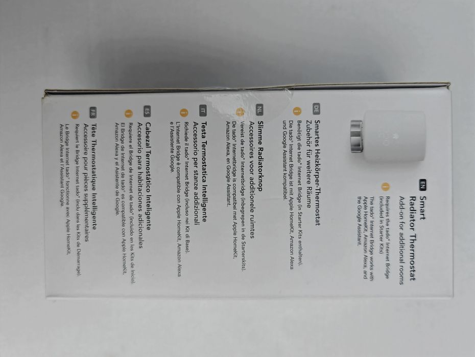 Cap Robinet SMART termostat  TADO V3+ INTELIGENT calorifer radiator