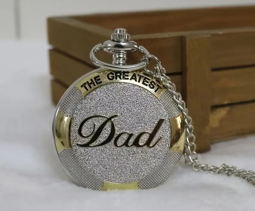 Ретро джобен кварцов часовник за рибари. Подарък за мъже - Нов