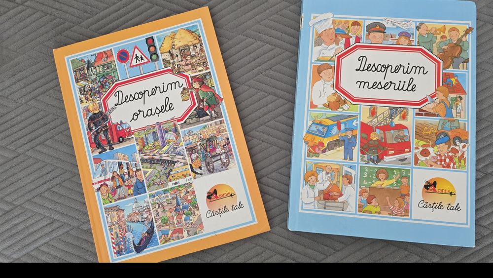 Set cărți Decoperim orașele/ Descoperim meseriile