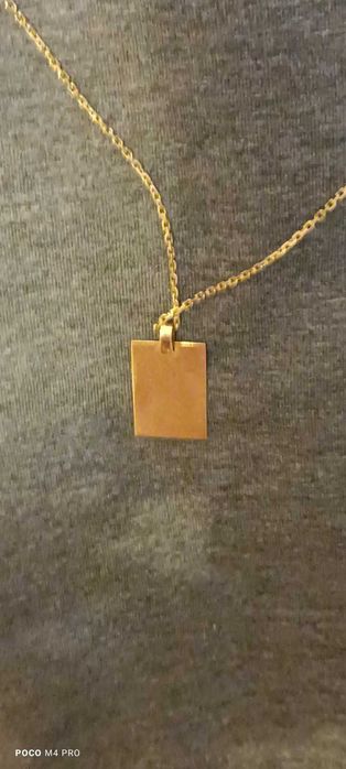 Златна вержика с плочка