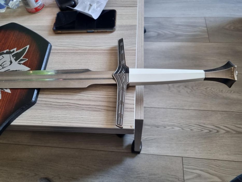 Стоманен Меч Гералт Вещера Geralt Steel Sword The Witcher Мечове