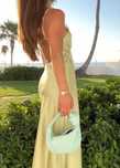 Rochie Zara midi Verde Fistic - Marimea XS