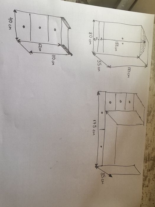 Кушетка, повивалник, легло, шкаф, матрак