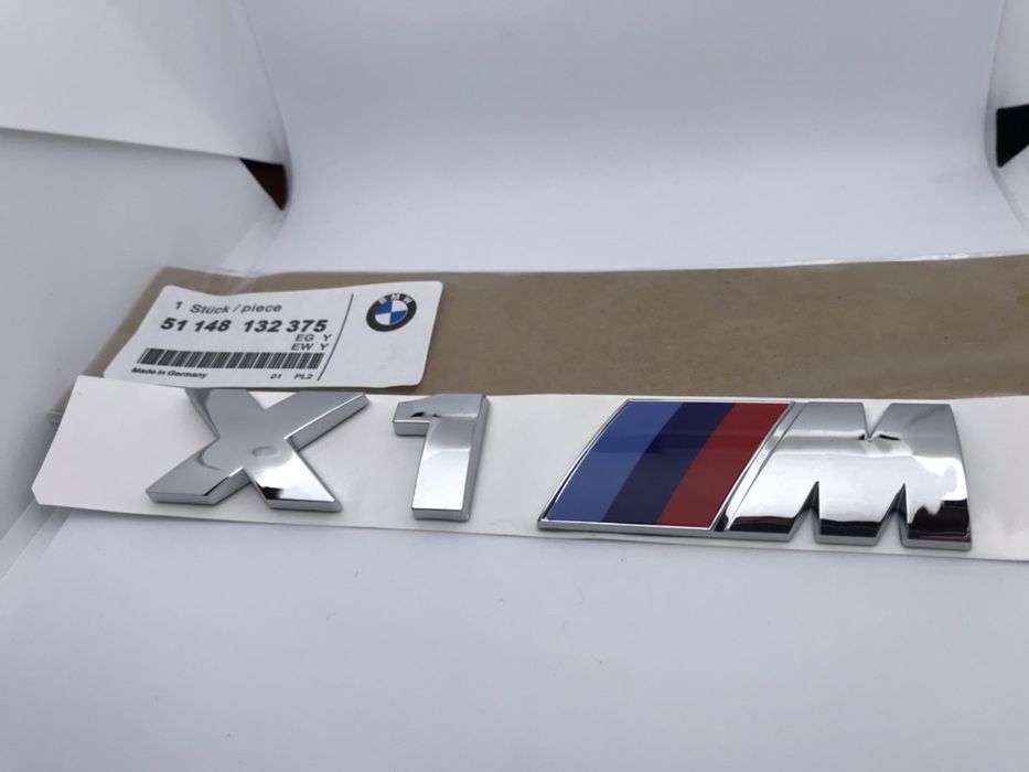 Emblema BMW X1M spate