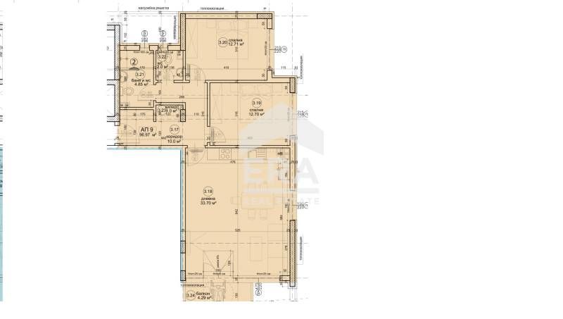 Продава се Тристаен апартамент в Варна, Бриз - 108 кв.м за 2223 €/кв.м - Снимка #3