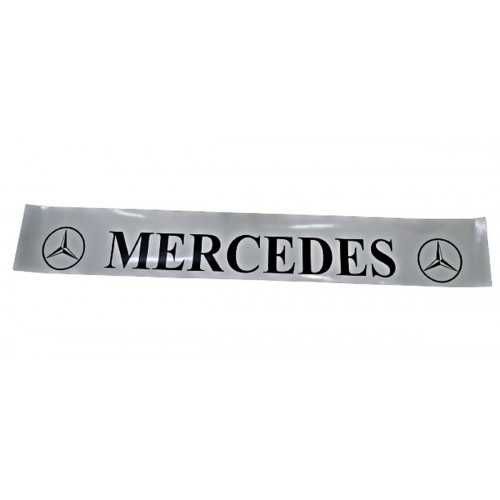 1 бр. дълъг бял калобран - ремарке 35 х 240 см Мерцедес Mercedes