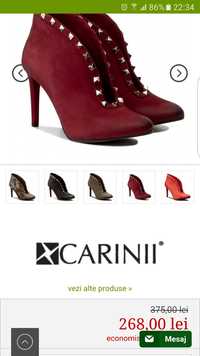 Botine Carinii piele naturala