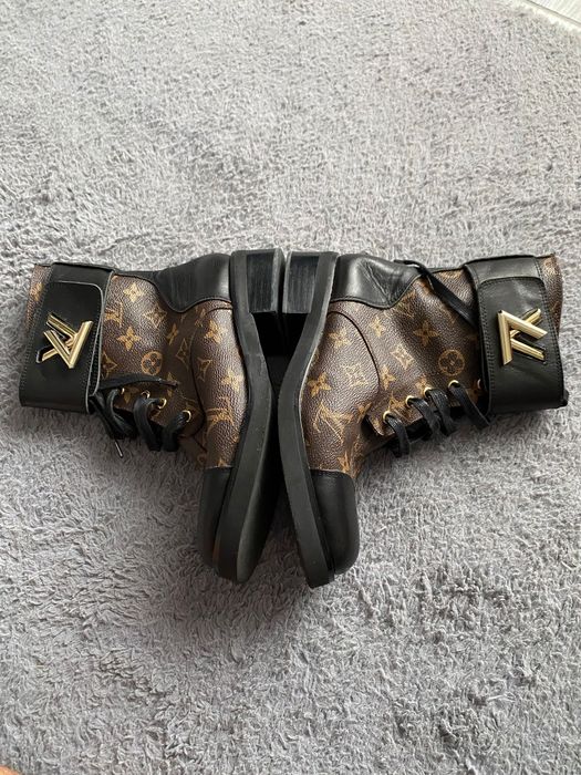 Ghete Louis Vuitton Wonderland Flat Ranger Piele 36