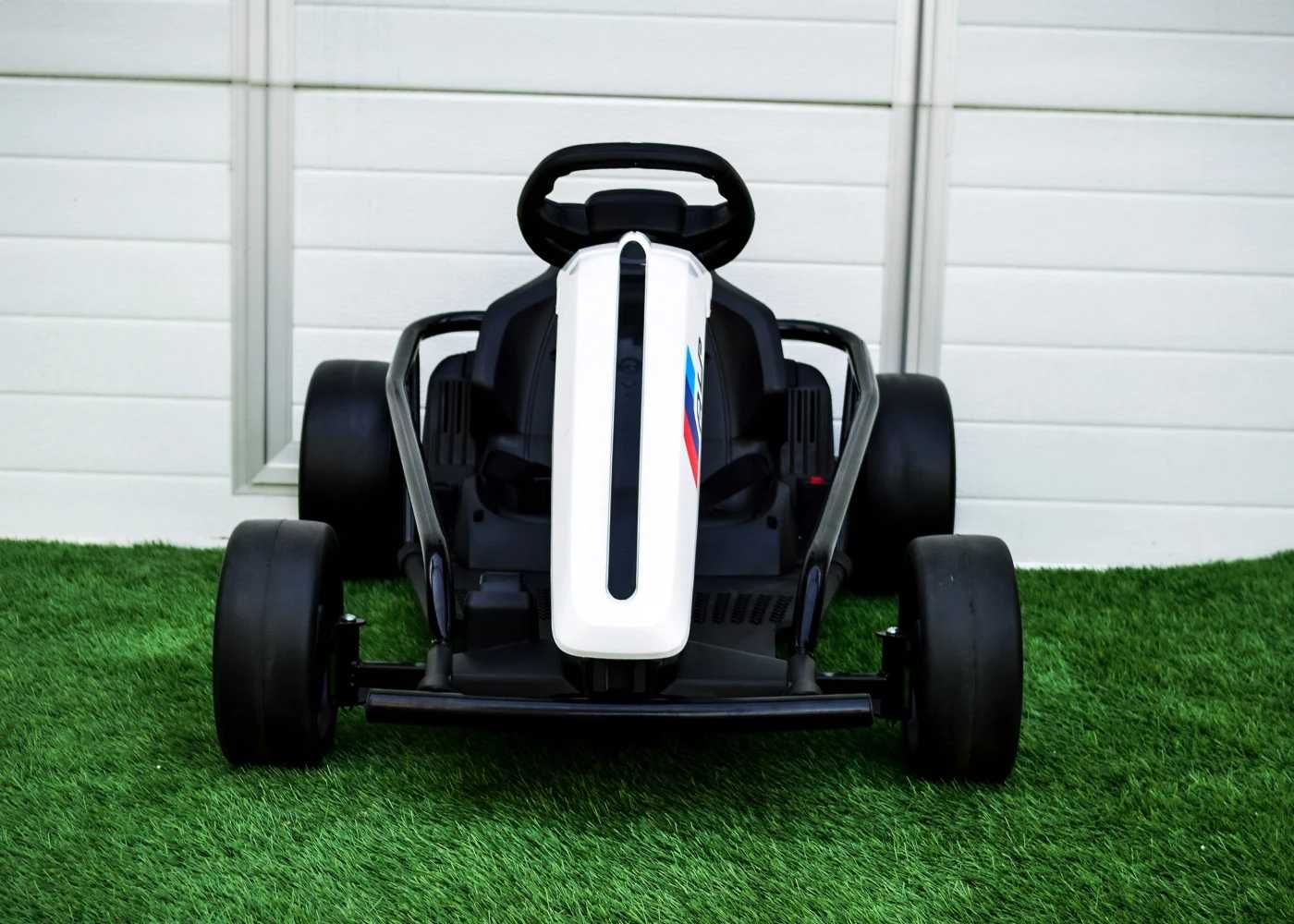 Kart electric copii 3-11 ani Go Kart SX1968 500W 24V,Functie Drift Alb