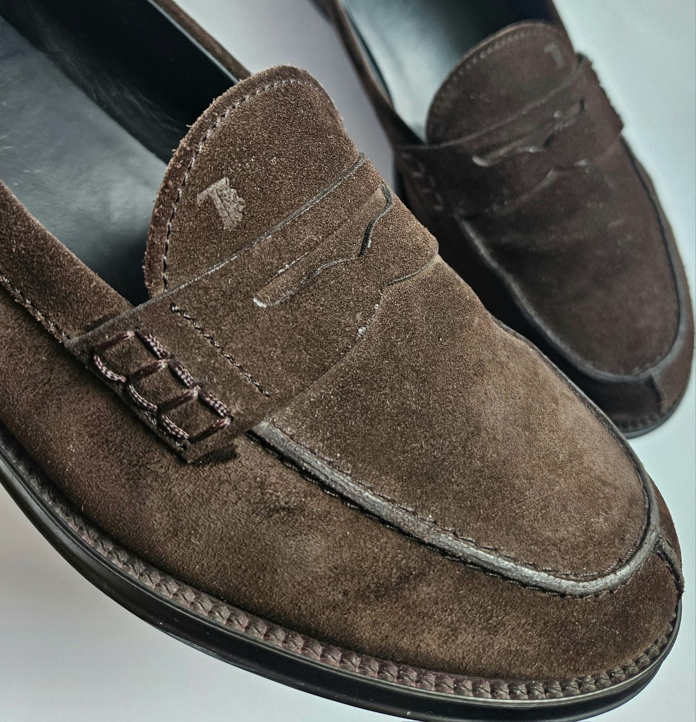 Tod's кафяви лоуфъри обувки 39.5